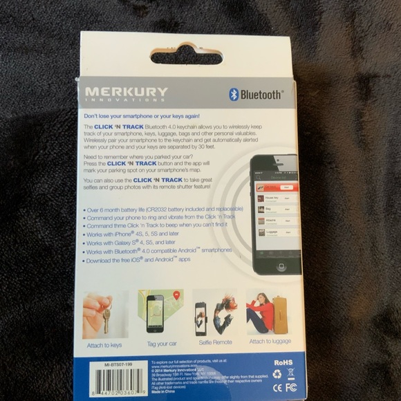 Merkury, click & track, tracking device. - Picture 2 of 4